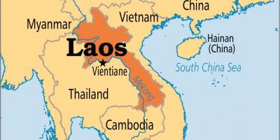 Laos riik maailma kaardil